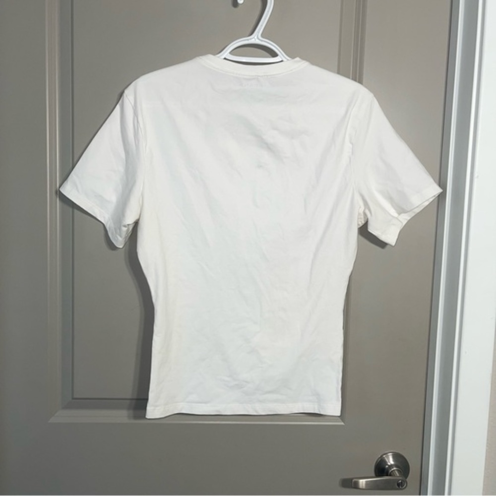 Spanx Top Women's Large White Stretch Compression Under‎ Shirt - Picture 2 of 3